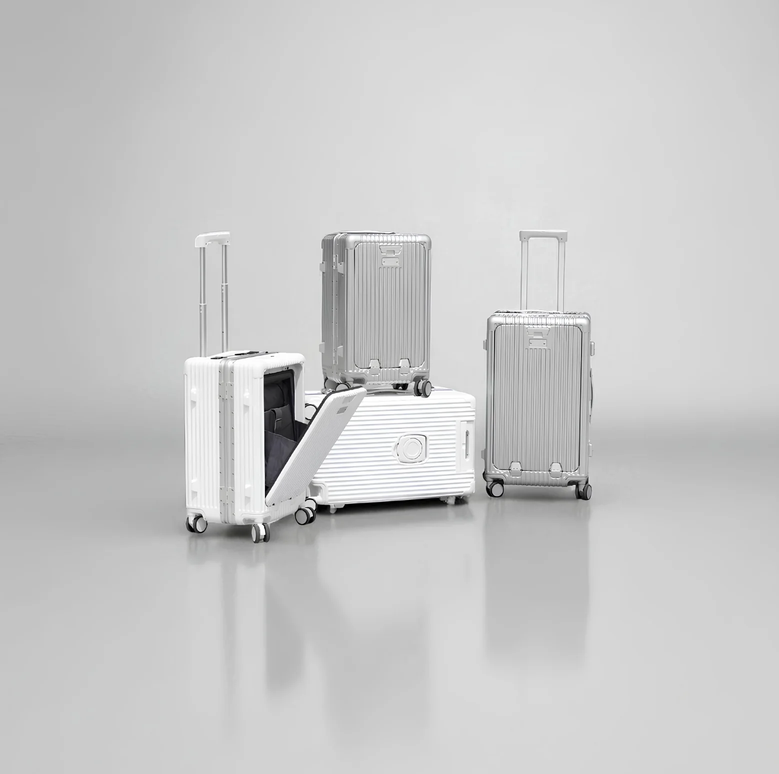 Valise Vergia argent